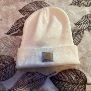 Carhartt cream/white beanie